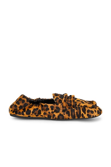 St. Leopardo Ruched Loafer