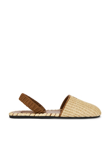Ruches Slingback Flat