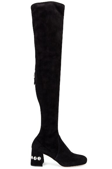 Bijou 2 Overknee Boot Black
