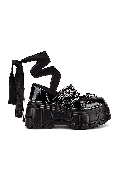 【関税&送料込】Miu Miu Black Naplak Ballerinas Black Naplak Leather Ballerinas | Miu Miu