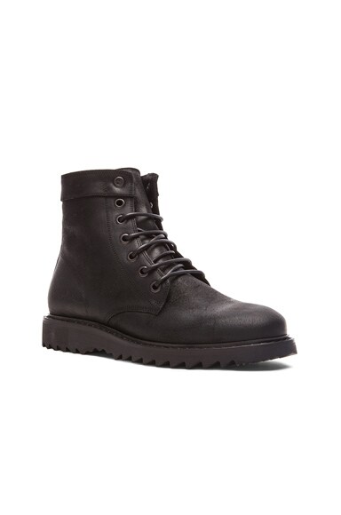 Leather Combat Boots