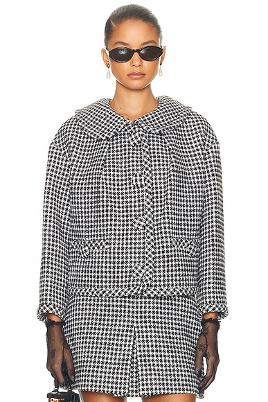 Gingham Tweed Jacket
