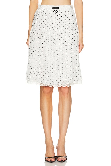 Layered Crinkle Chiffon Skirt