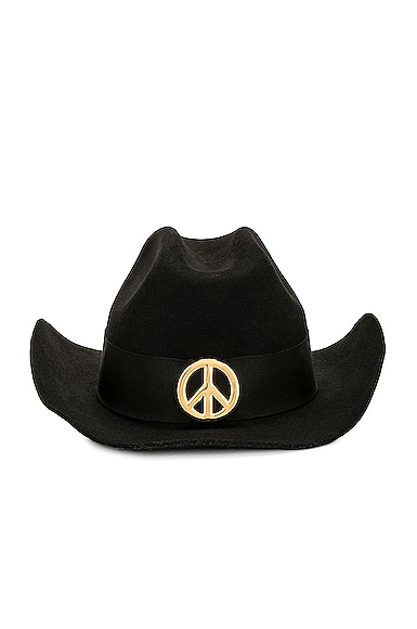 Moschino Jeans Cowboy Hat in Black