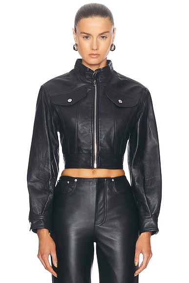 Iro fringe leather jacket clearance