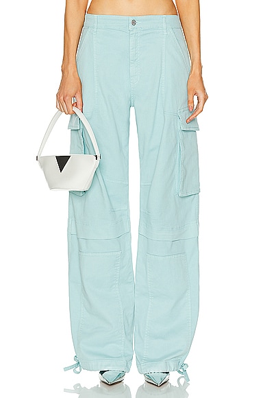 Moschino Jeans Cargo Pant in Light Blue