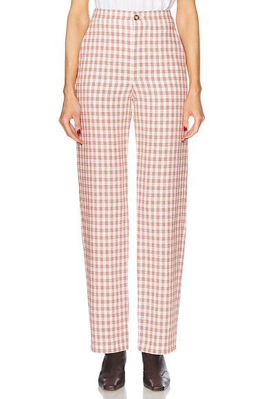 Burberry Jane Pant in Archive Beige Pattern | FWRD