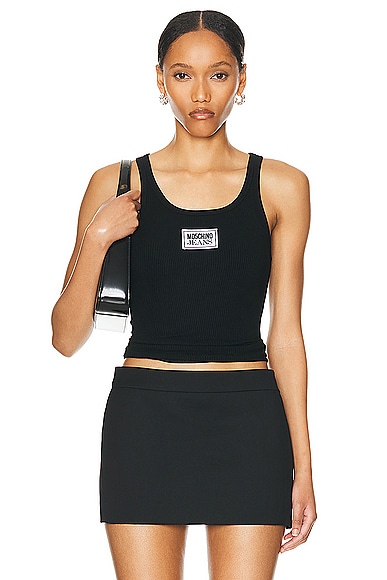 Moschino Jeans Tank Top in Black