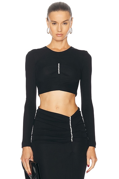 Long Sleeve Crop Top