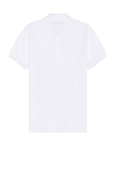 Maison Kitsuné White Tricolor Fox Polo In White
