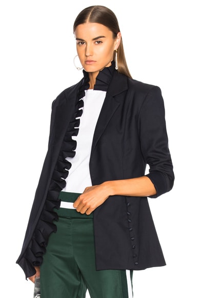 Maggie Marilyn I Lead From the Heart Blazer in Navy FWRD