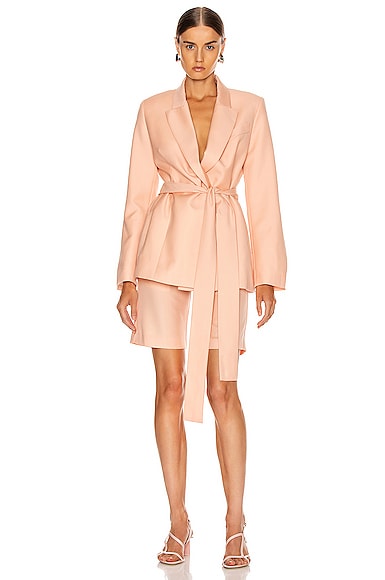 Maggie Marilyn Just Getting Started Blazer in Peach FWRD