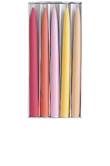 Maison Balzac 5 Chandelles In Fraise Amber Pink Miel & Sable