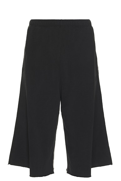 MM6 Maison Margiela Shorts in Washed Black