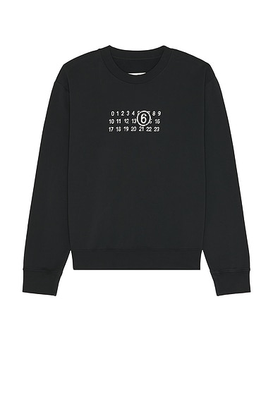 MM6 Maison Margiela Sweatshirt in Black