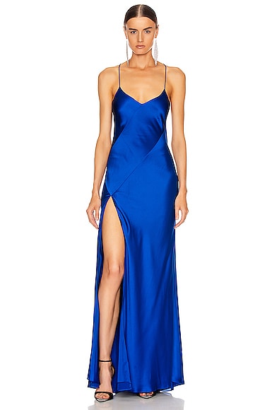 Bias Gown with Slit