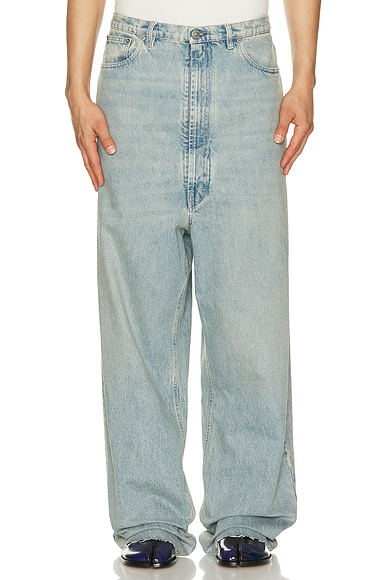 Maison Margiela Pants 5 Pockets in Ice Blue