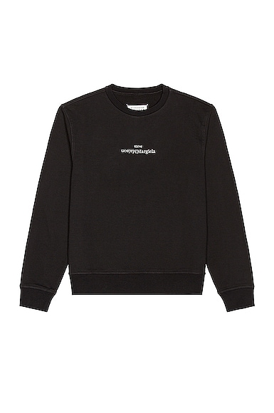 Maison Margiela Crewneck Sweater in Black