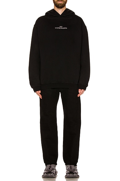 Upside Down Logo Hoodie