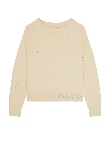 Maison Margiela Sweatshirt in Beige