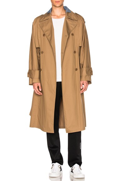 Waterproof Cotton Twill Trench
