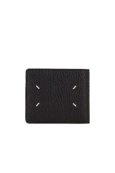 Shop Maison Margiela Bifold Wallet In Black