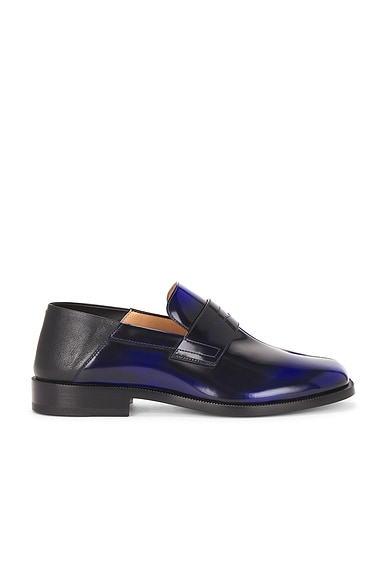 Maison Margiela Tabi Babouche Loafer in Pop Blue & Black