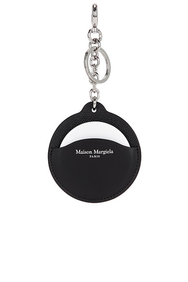 Maison Margiela Air Tag Key Ring in Black