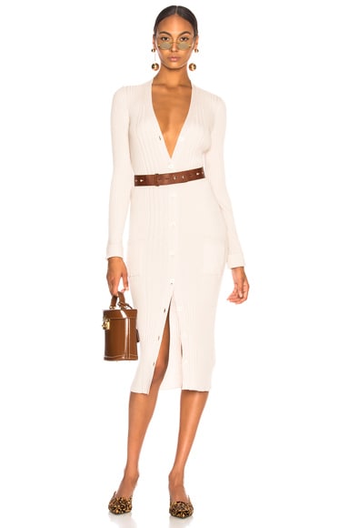 Rib Knit Long Cardigan