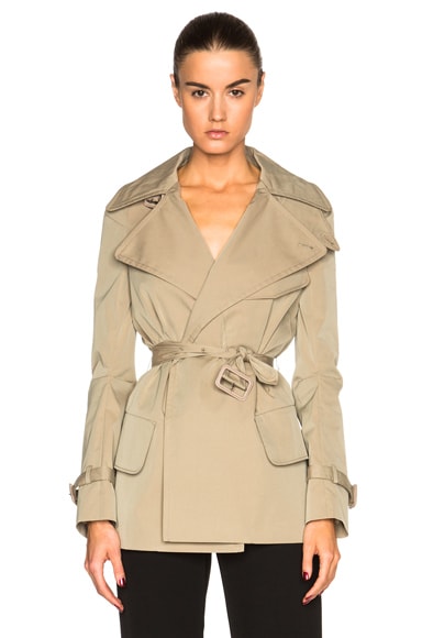Gabardine Trench Jacket