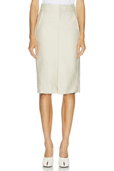 Maison Margiela Midi Skirt in Murble