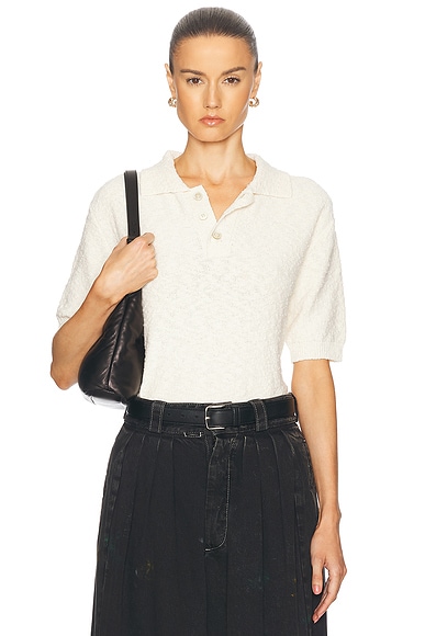 Maison Margiela Polo Shirt in Off White