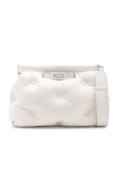 Maison Margiela Glam Slam Shoulder Bag in White | FWRD