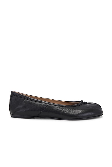 Maison Margiela Tabi Ballerina Flat in Black