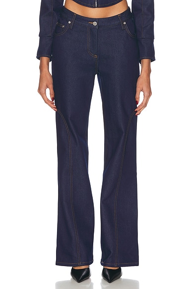 TOM FORD Denim Flare Pant in Indigo | FWRD