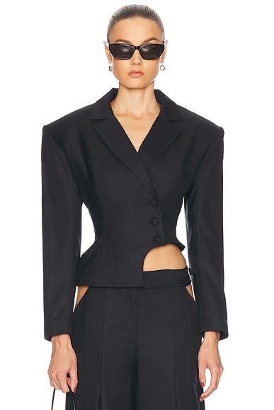 Cut Out Blazer