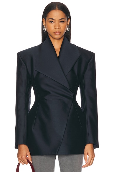 Mimchik Hourglass Blazer in Navy