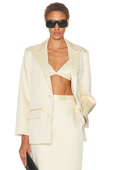 Mimchik Benedict Blazer in Custard