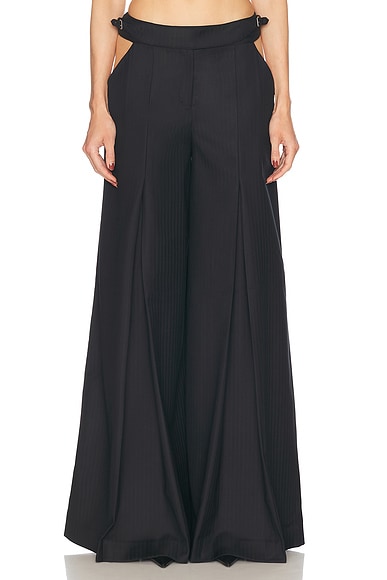 Mimchik Cut Out Trouser in Black