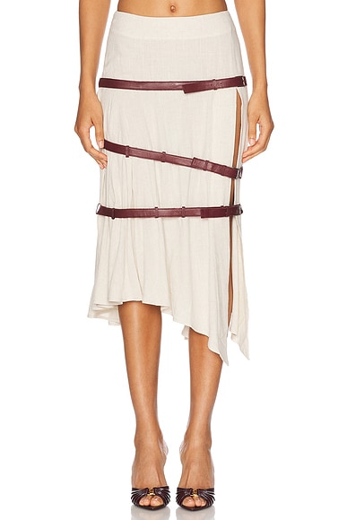 Triple Belt Skirt
