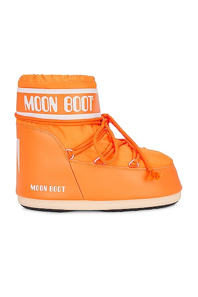 Shop Moon Boot Icon Low Boot In Sunny Orange