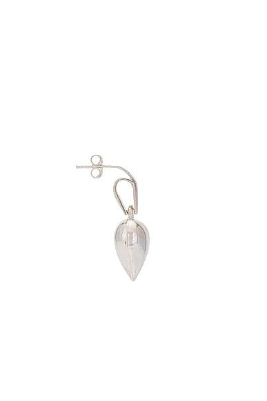 Shop Martine Ali Heart Bale Earring In Silver