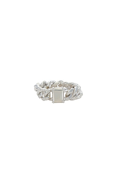 925 Silver Anita Stone Ring in Metallic Silver