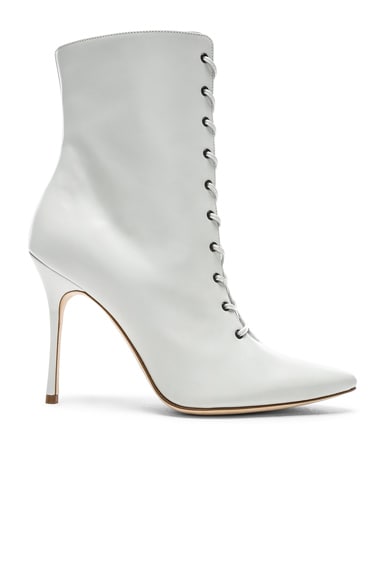 Leather Bordin Booties