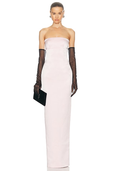monot pink dress MONOT Zoey Strapless Dress in Pink