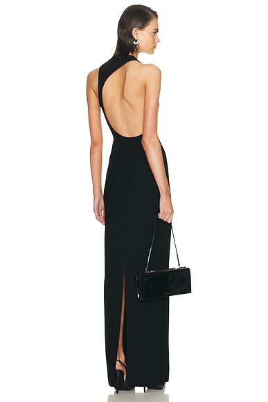Asymmetrical Open Back Dress