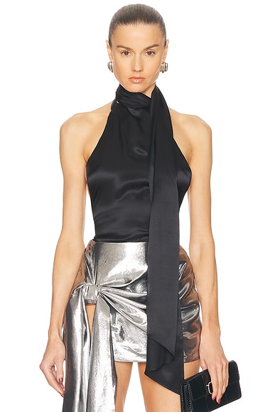Silk Scarf Top