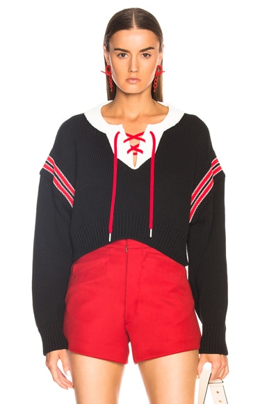 Cropped Hockey Sweater