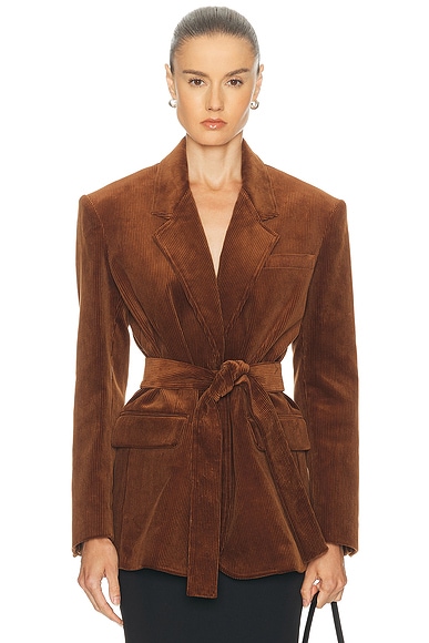 Deconstructed Lapel Tailored Jacket