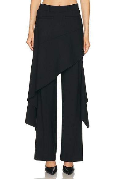 Deconstructed Tailored Skirt Trouser